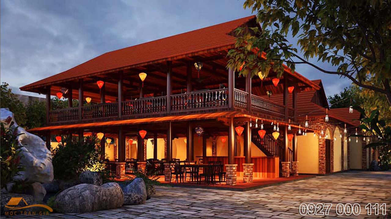 Thiết kế nhà hàng hầm rượu XO ở Phú Mỹ