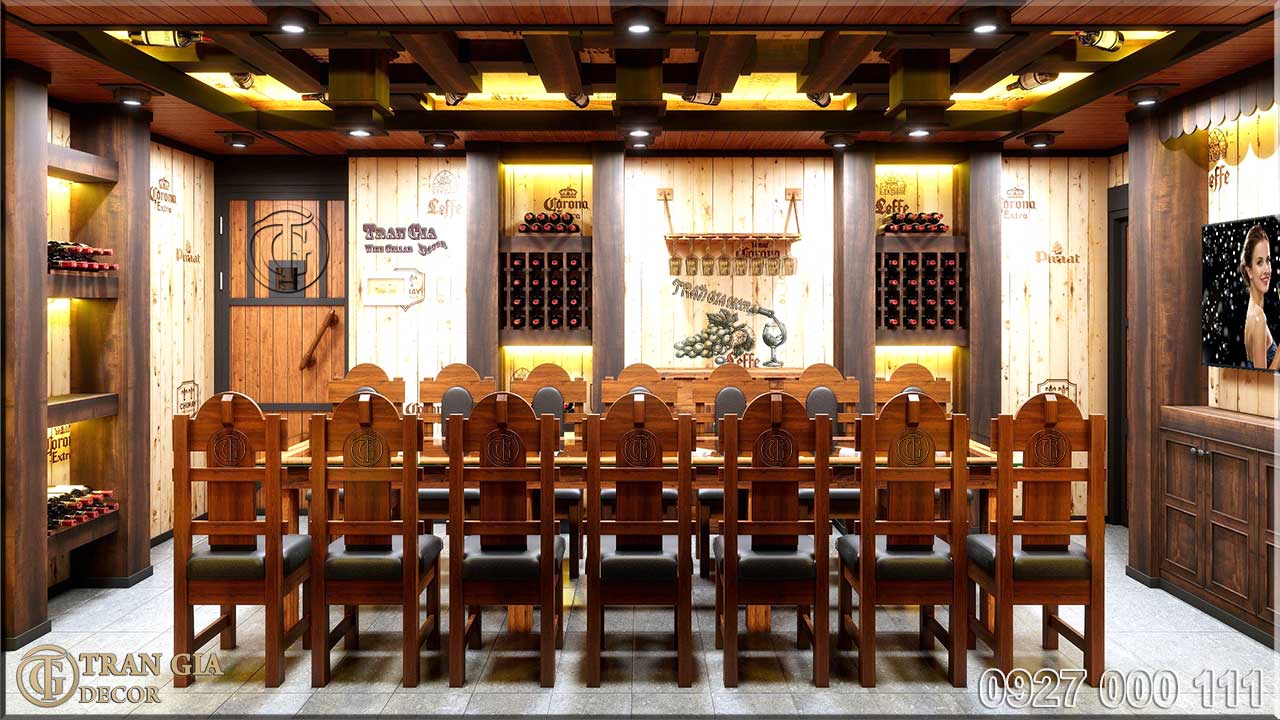 Thiết kế hầm rượu #11 nhà hàng Luxury 429 view 3