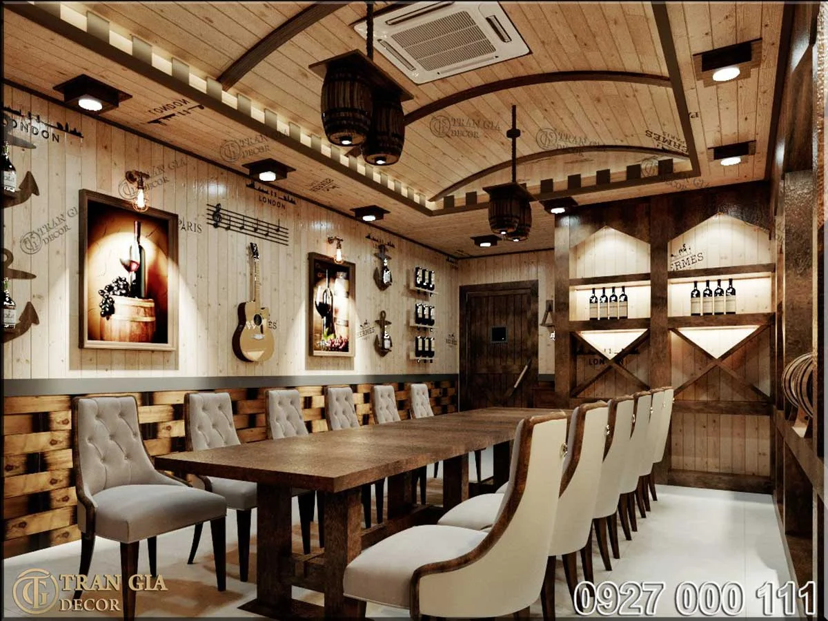Thiết kế hầm rượu Master 66 khách sạn The World