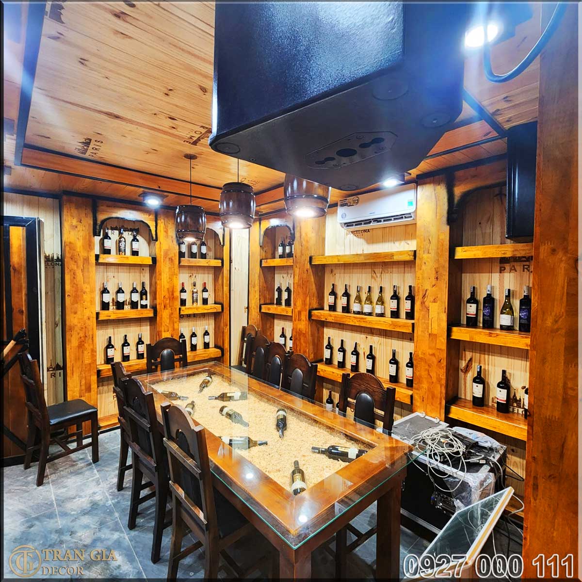 Quá trình thi công Nhà hàng hầm rượu 429 view 10