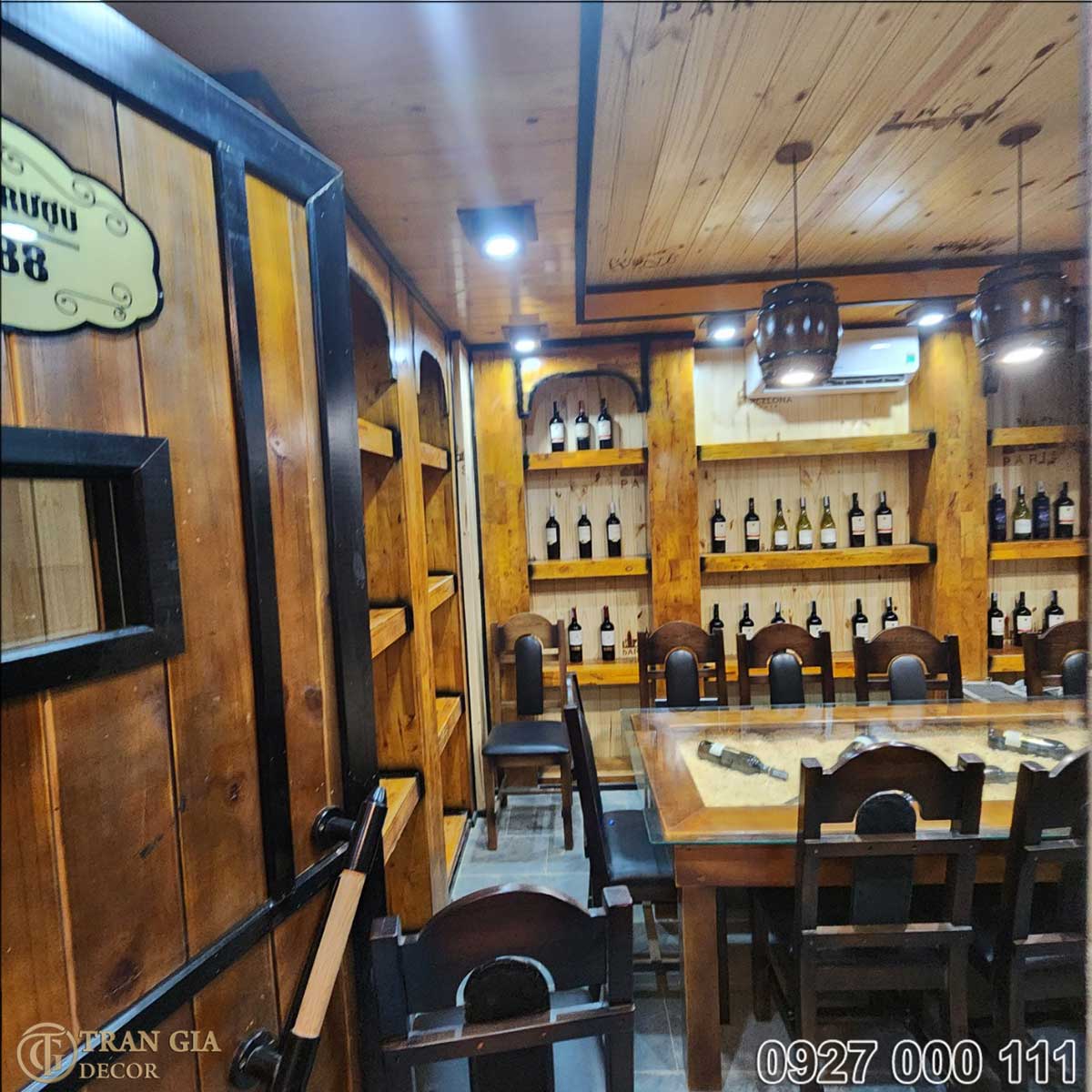 Quá trình thi công Nhà hàng hầm rượu 429 view 11