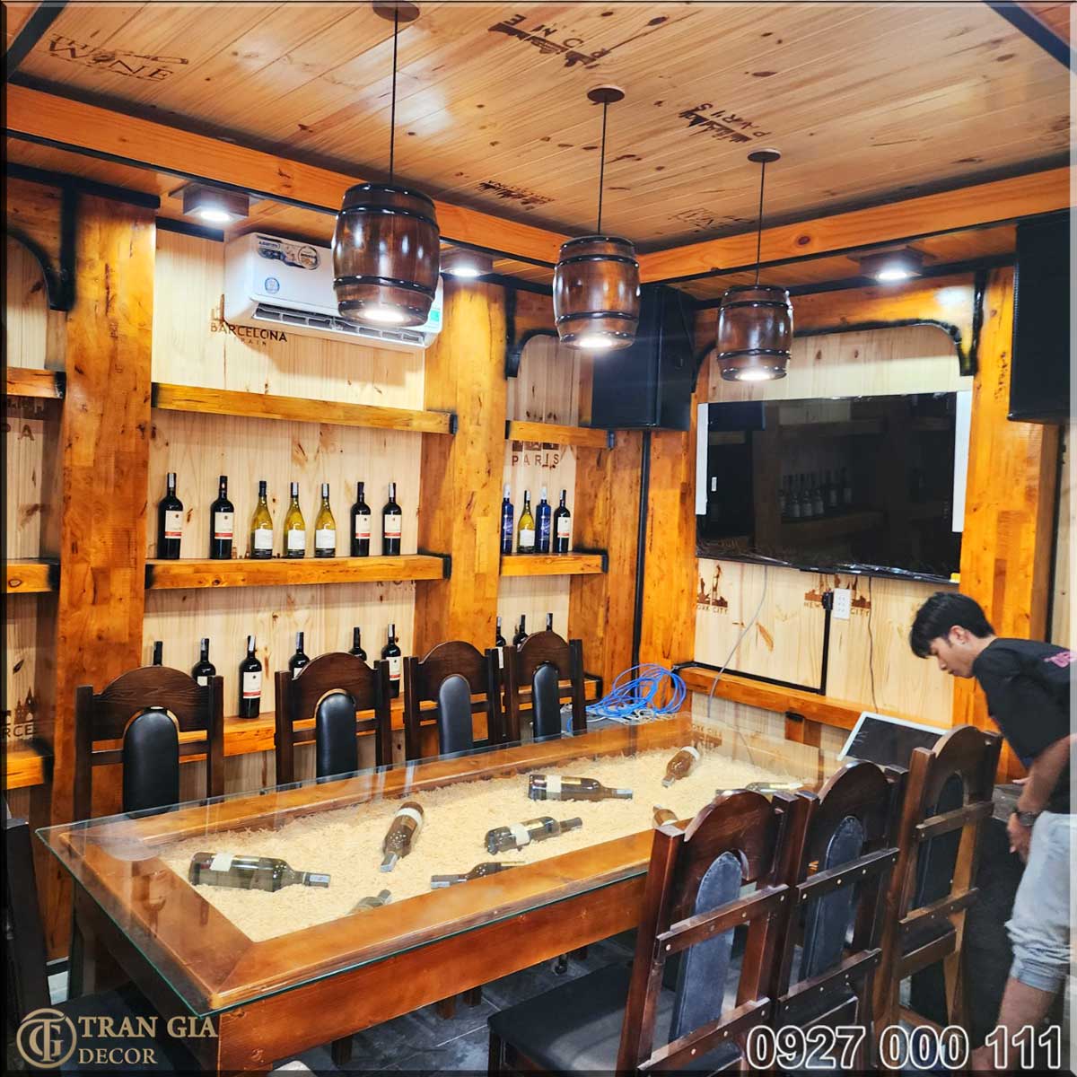 Quá trình thi công Nhà hàng hầm rượu 429 view 16