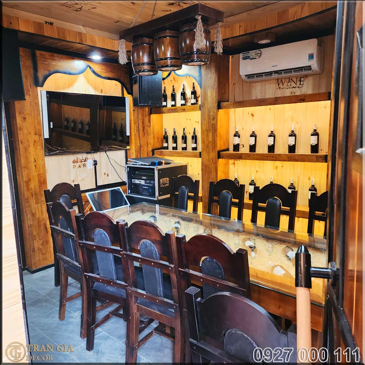 Quá trình thi công Nhà hàng hầm rượu 429 view 17