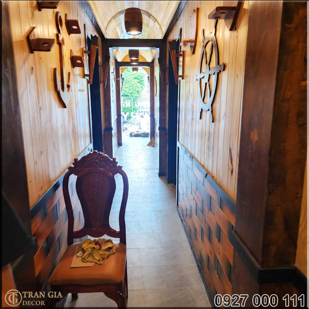 Quá trình thi công Nhà hàng hầm rượu 429 view 18