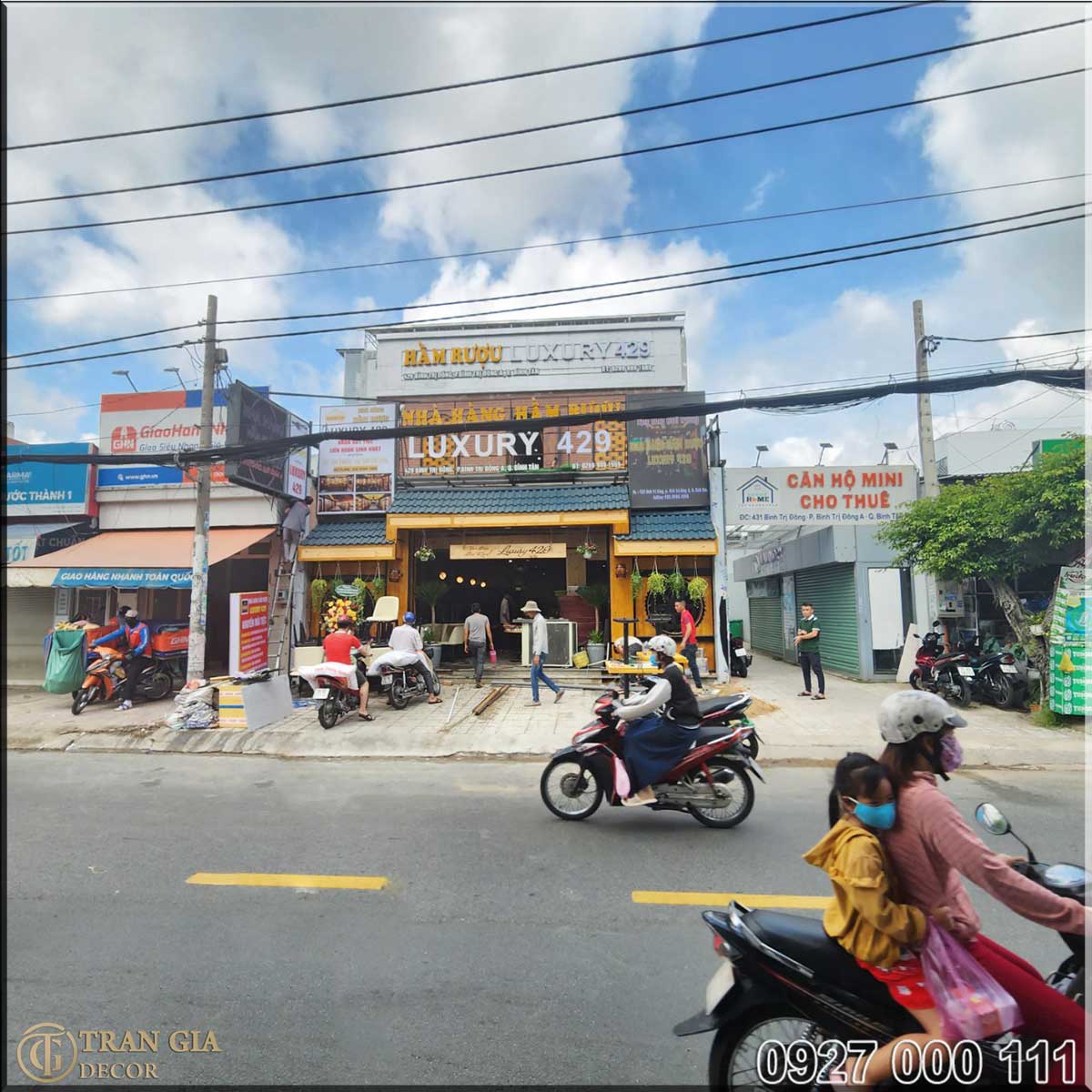 Quá trình thi công Nhà hàng hầm rượu 429 view 6