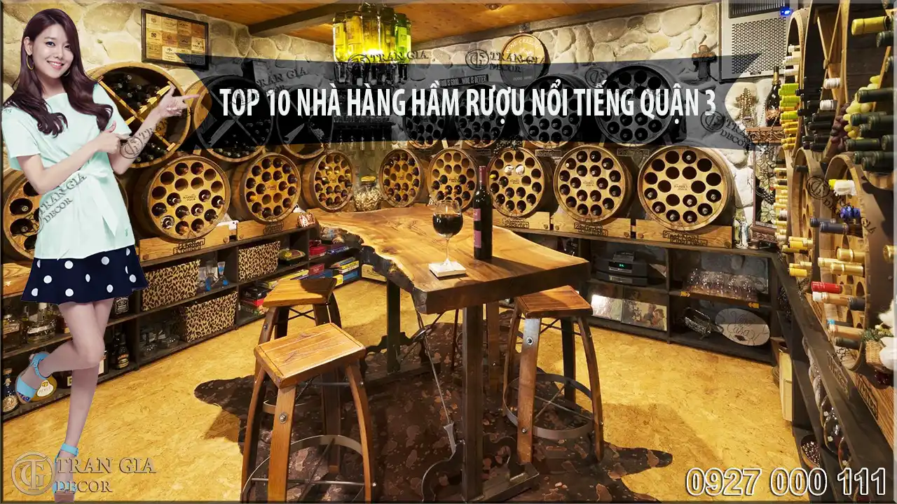 Nhà hàng hầm rượu quận 3