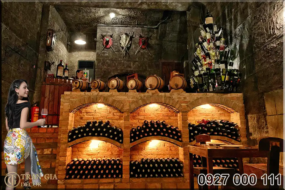 Nhà hàng hầm rượu Quận 3 Wine cellar Lê Văn Sỹ