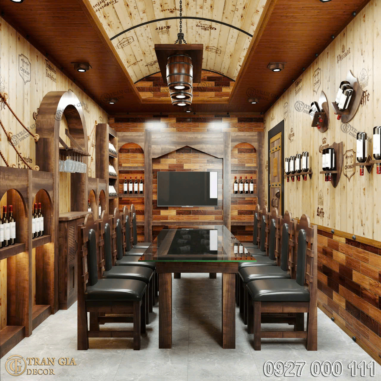 Phòng vip hầm rượu đẹp 01