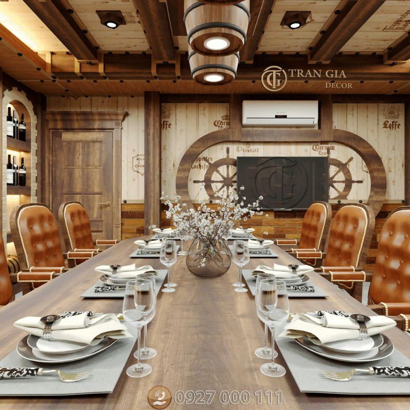 Phòng vip hầm rượu sang trọng 03