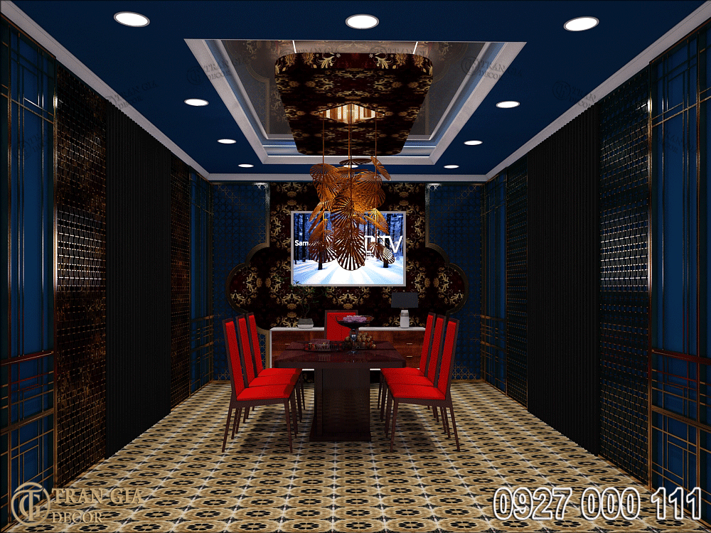 Thiết kế phòng vip hầm rượu phong cách Đông Dương 12 Phòng vip hầm rượu phong cách Đông Dương 03