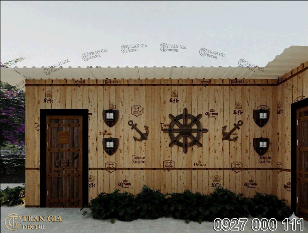 Mặt tiền phòng vip hầm rượu Thị Trấn Cũ - ĐăkLăk -01