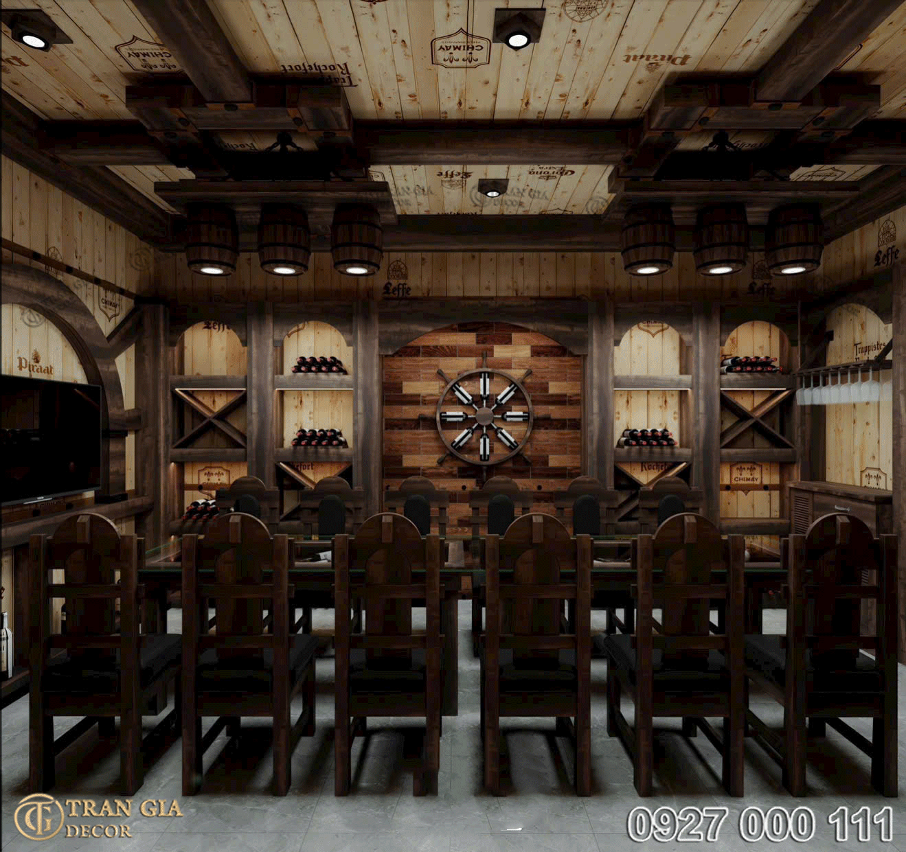 Phòng vip hầm rượu Thị Trấn Cũ - ĐăkLăk -02