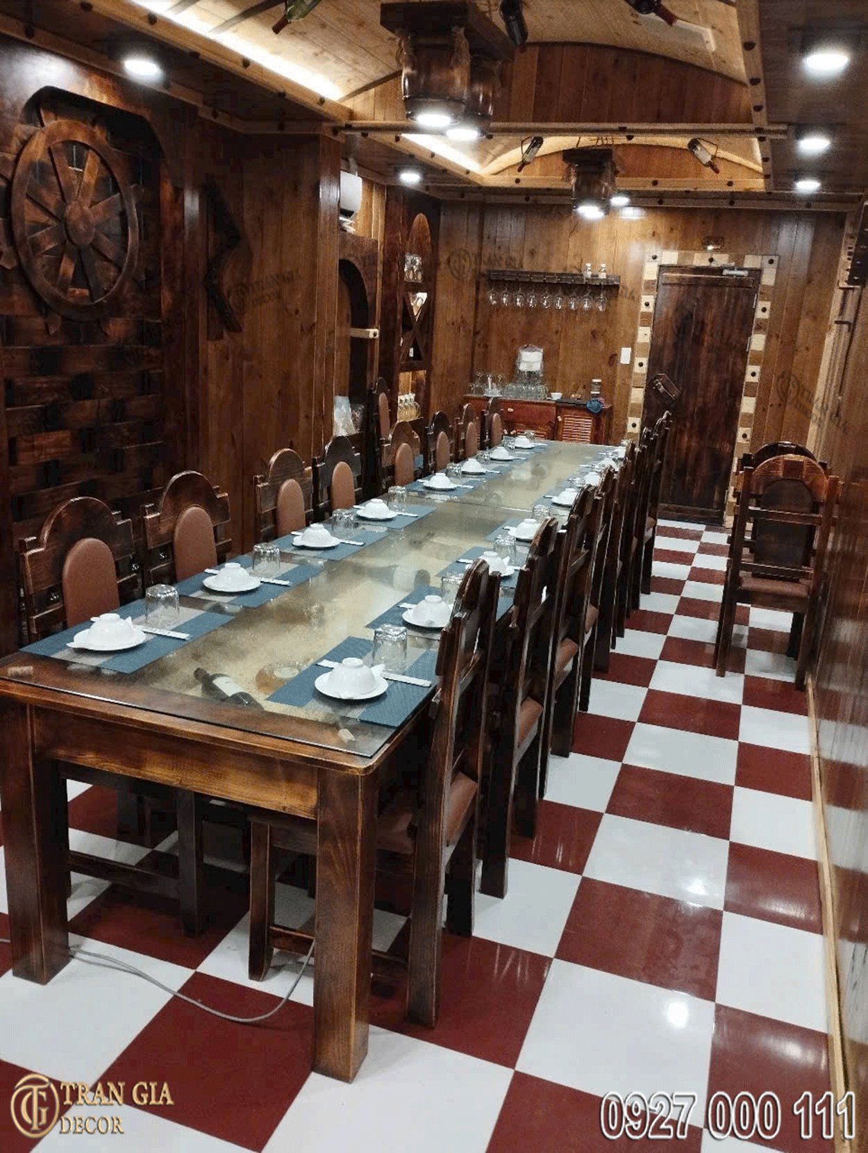 Thiết kế thi công phòng vip nhà hàng hầm rượu XO 9 Thi công phòng vip nhà hàng hầm rượu XO 02